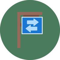 Road Sign Crisp Visual Unit vector