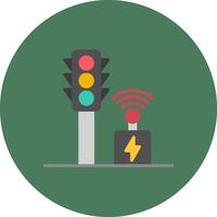 Traffic Control Conceptual Web Symbol vector