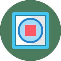 Stop Sleek UX Block vector