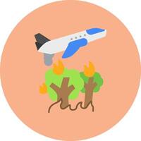 Plane Clean System Symbol vector