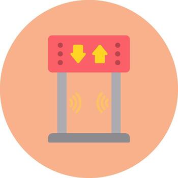 Security Gate Conceptual Web Symbol vector