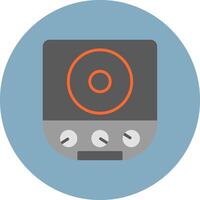 Cooktop Mobile App Object vector