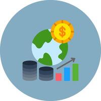 Economic Neon UX Object vector