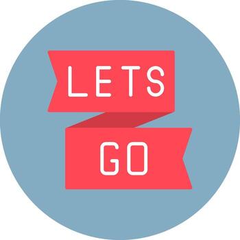 vamos Vamos brillante cuadrícula objeto vector