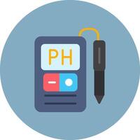 Ph Meter Bright Shape Token vector