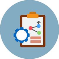 Strategy Development Light Tone Symbol vector