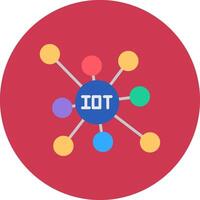 Iot Geometric Badge Mark vector