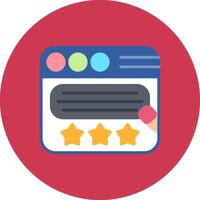 Rating Bold UI Fragment vector