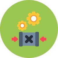Do Not Clamp Flat Badge Graphic vector