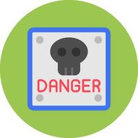 Danger Iconic Sketch Token vector