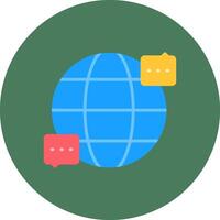 World Bright Grid Object vector