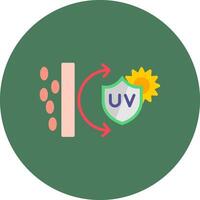UV Protection Gradient UX Element vector