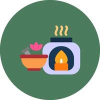 Aromatherapy Isometric Visual Form vector