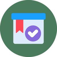 Approved Isometric Icon Unit vector