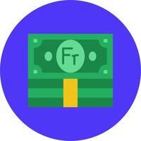 Franc Detailed Grid Badge vector