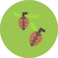 Pine Cone Interactive Visual Piece vector
