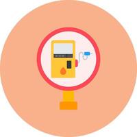Gas Station Bright System Token vector