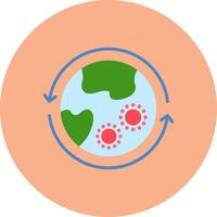 Pandemic Subtle Frame Sketch vector