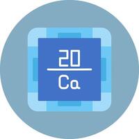 Calcium Dynamic Badge Mark vector