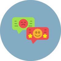 Feedback Geometric Badge Mark vector