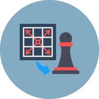 Move Simple Badge Piece vector