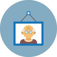 Old Man Sleek UX Block vector