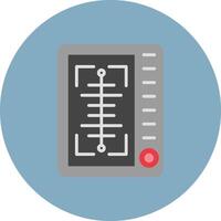 X rayo brillante sistema simbólico vector