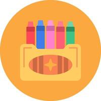 Crayon Streamlined Icon Symbol vector