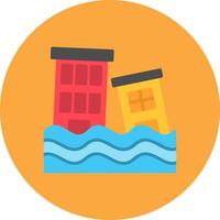 Flood Isometric Icon Unit vector