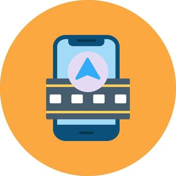 Navigation Bright System Token vector