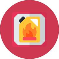 Flammable Materials Creative UX Module vector
