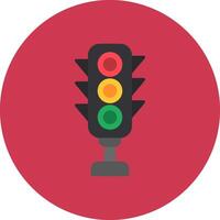 Traffic Light Vibrant Web Pattern vector