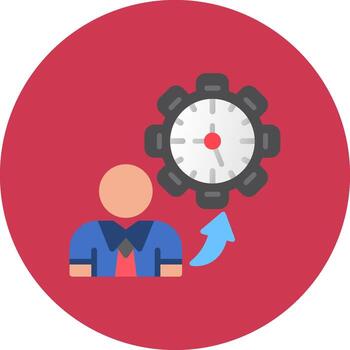 Working Time Vibrant Web Pattern vector