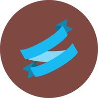 Ribbon Folds Bold UI Fragment vector