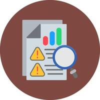 Risk Analysis Interactive Visual Piece vector