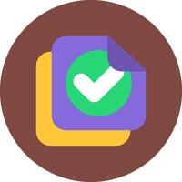 Sticky Note Neon UX Token vector
