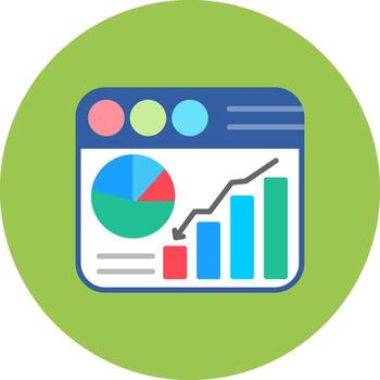 Data Analytics Creative UX Module vector