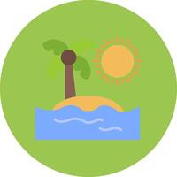 Island Streamlined UX Object vector