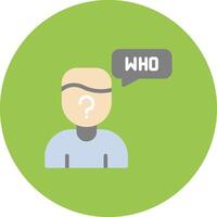 Who Neon UX Object vector