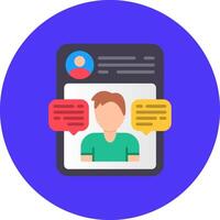Comments Clean Line Pattern vector