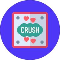 Crush Minimalist Design Unit vector