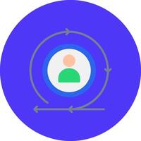 Continuity Future Icon Badge vector