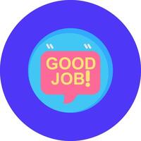 Good Job HighTech Frame Token vector