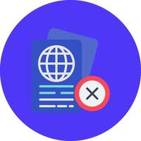 Passport Control Crisp Visual Unit vector