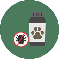 Anti Flea Abstract Visual Token vector