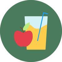 Apple Juice Vivid Icon Element vector