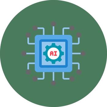 Artificial Intelligence Tech Sketch Unit vector