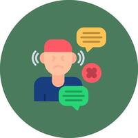 No Listen High Detail Sketch vector
