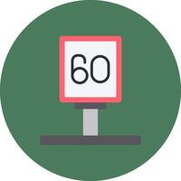 Speed Limit Advanced Sketch Mark vector