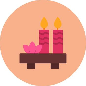 Candle Shadowed UI Pattern vector
